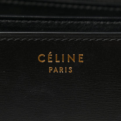 Celine Box Calfskin Medium Classic Box Flap Bag Black 6 of 10