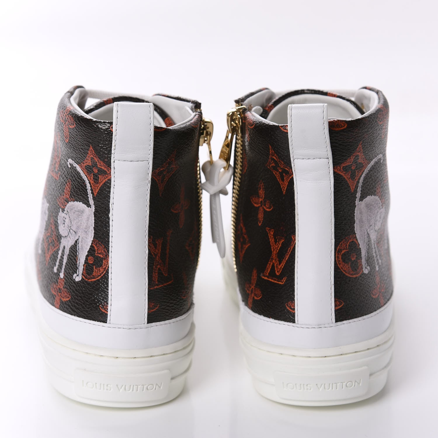 Louis Vuitton Catogram Stellar Sneaker Boots Marron 37.5 6 of 9