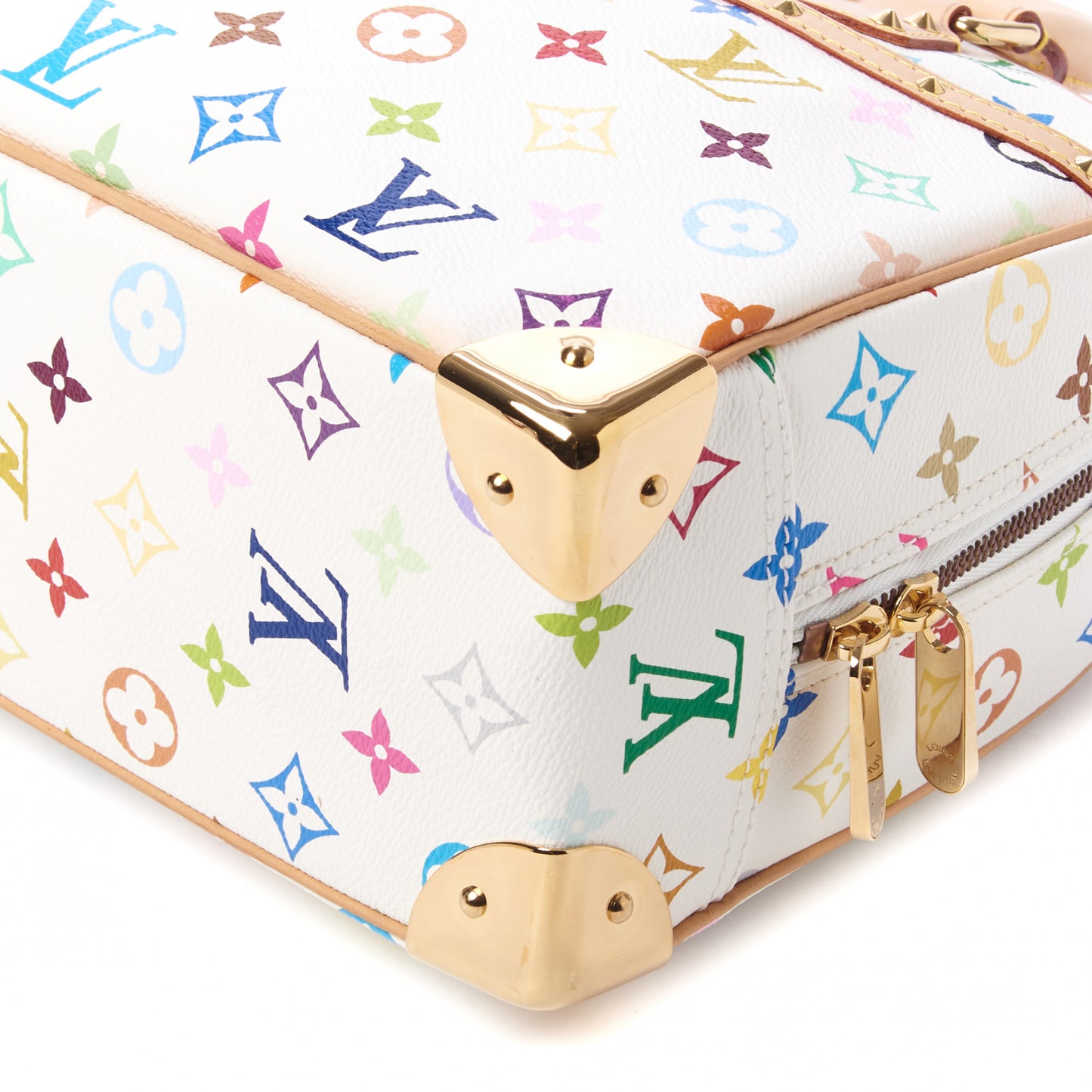 Monogram Multicolor Trouville White