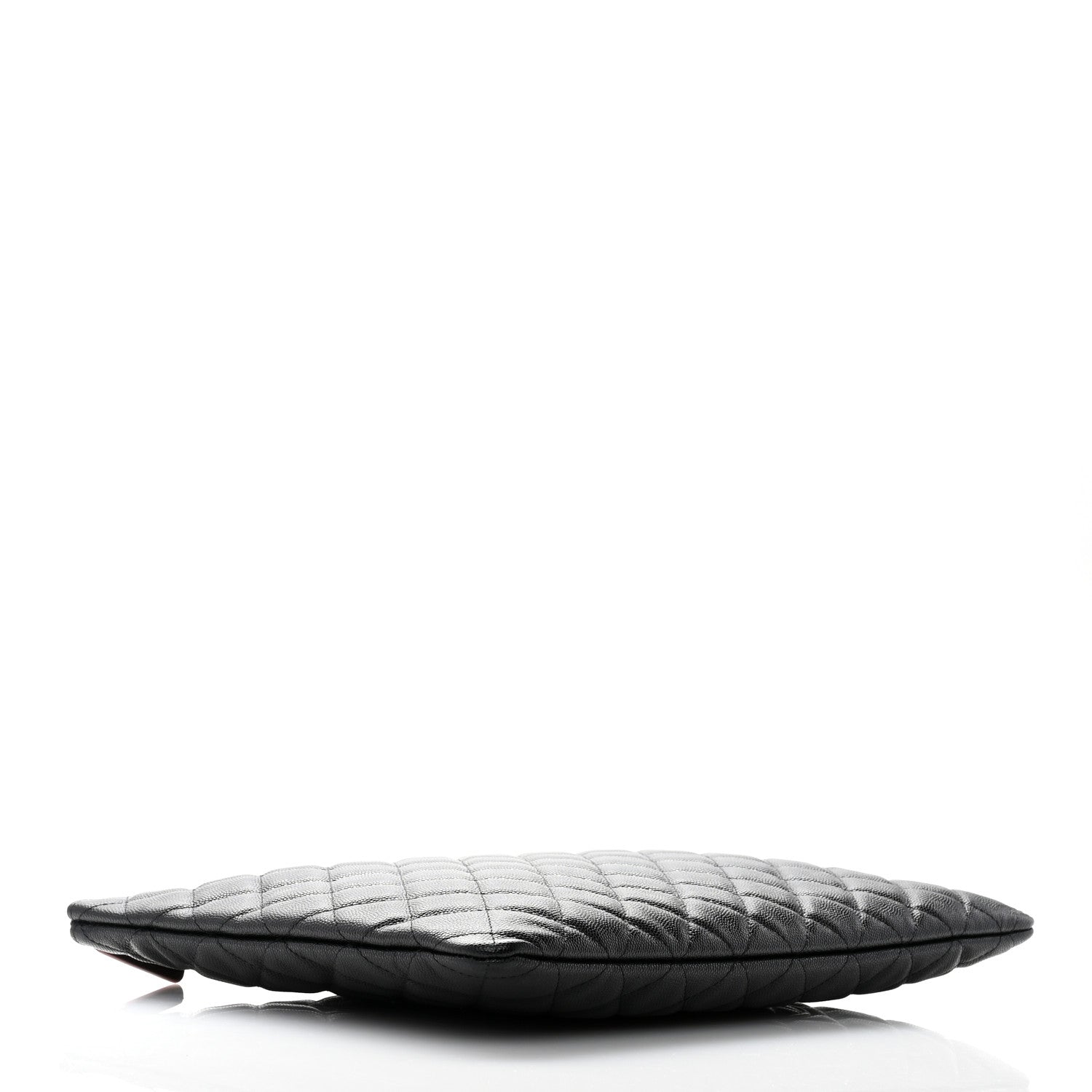Chanel Caviar Quilted Large Cosmetic Case Black 4 of 9
