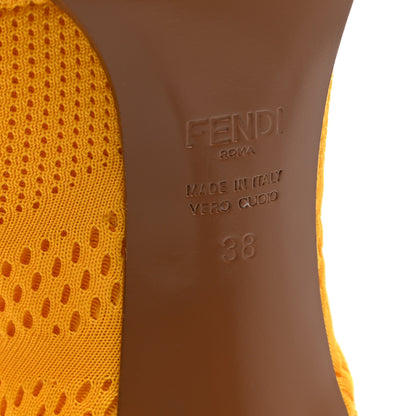 Fendi Technical 3D Mesh FFrame Ankle Boots 38 Reggae 6 of 7