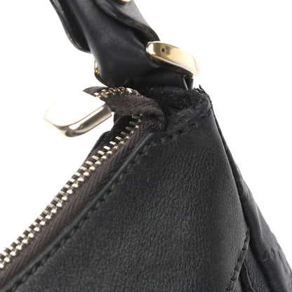 Gucci Guccissima Large D Gold Ring Hobo Black 18 of 18