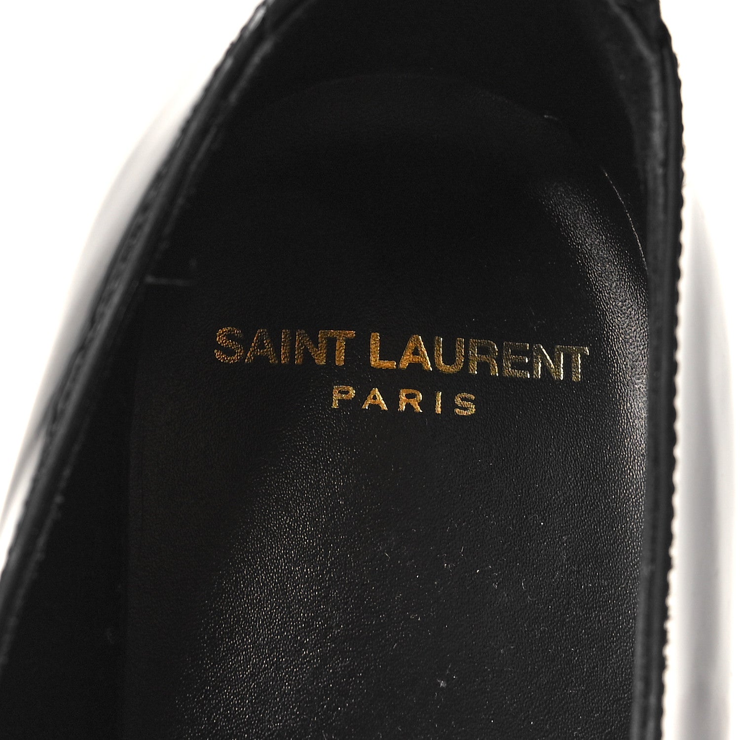 Saint Laurent Patent Baltimora Lace Up Derby Shoes 39.5 Black 8 of 9