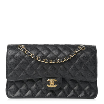 Chanel Caviar Quilted Medium Double Flap Black 1 of 15