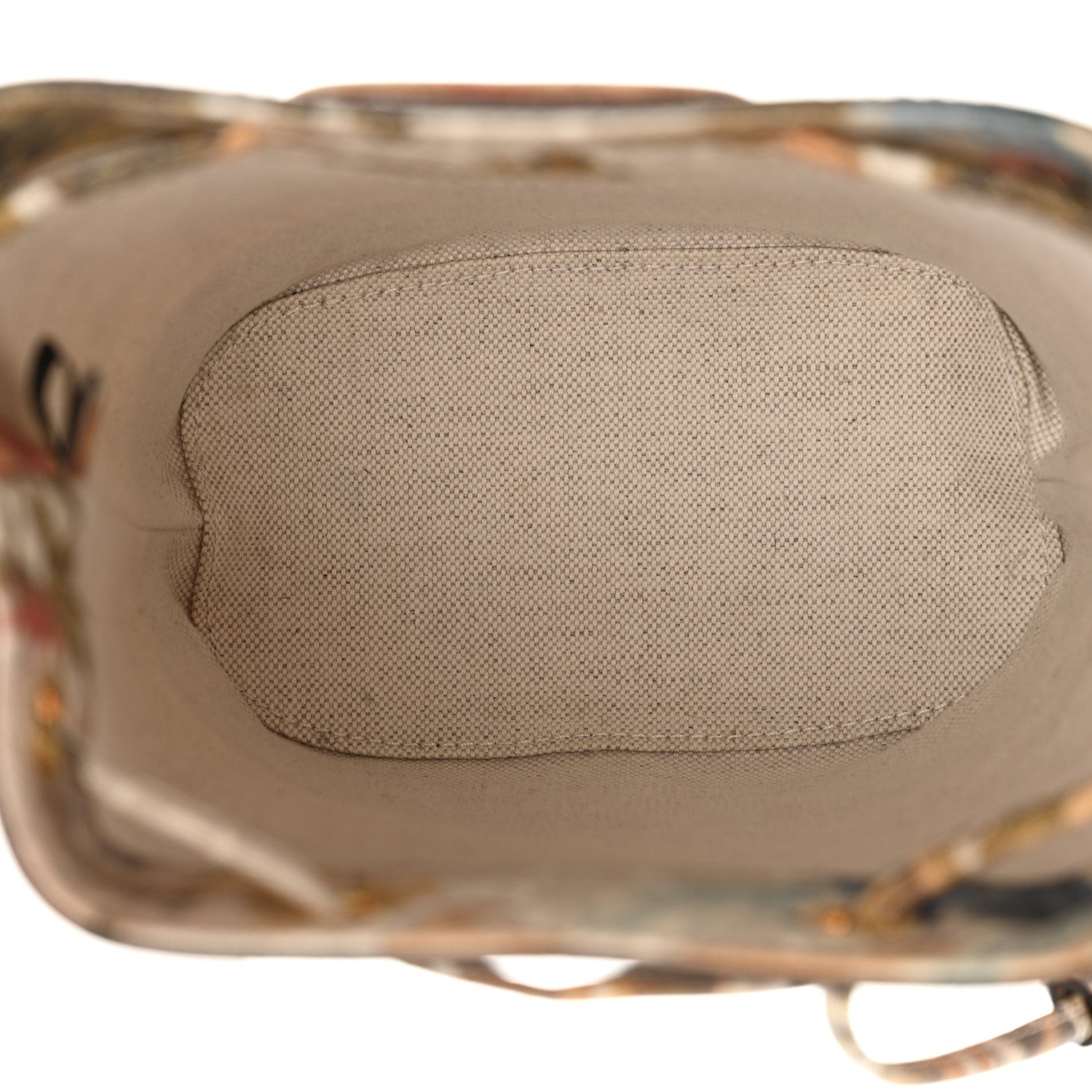 Gucci GG Supreme Monogram Water Flora Web Mini Ophidia Bucket Bag White Multicolor 5 of 10