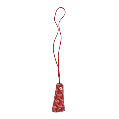Goyard Goyardine Chambellan Bag Charm Red 1 of 3