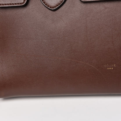 Celine Natural Calfskin Small Tie Knot Tote Acajou 18 of 19