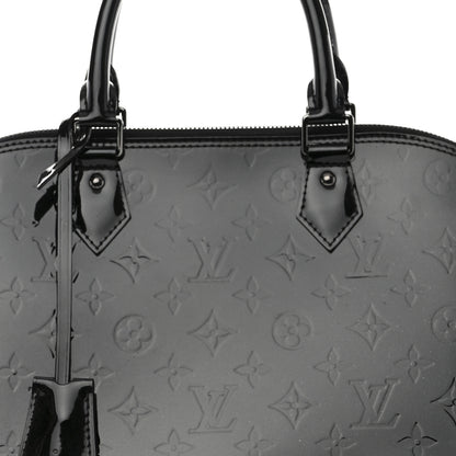 Louis Vuitton Vernis Alma GM Noir Magnetique 8 of 10