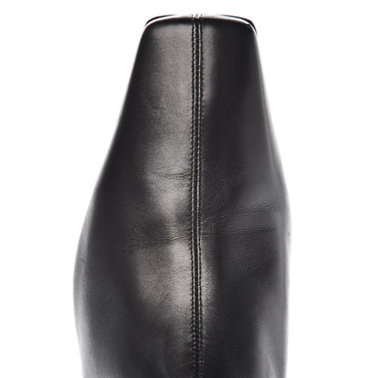 Gucci Calfskin Silk Lifford Boots 8.5 Black 8 of 9