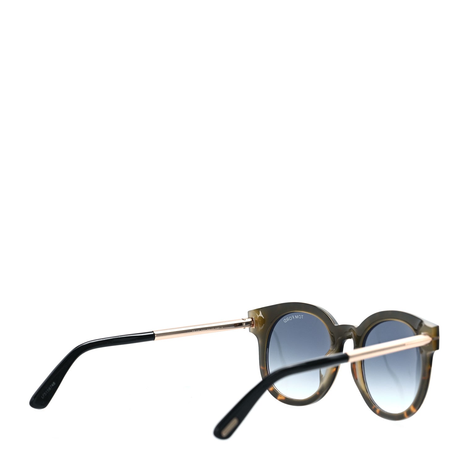 Tom Ford Janina Round Sunglasses TF435 Tortoise Black 3 of 7