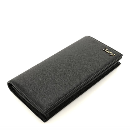 Saint Laurent Calfskin Tiny Monogram Cassandre Wallet Black 4 of 8