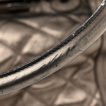 Burberry Calfskin Quilted Beaton Gunmetal 19 of 22