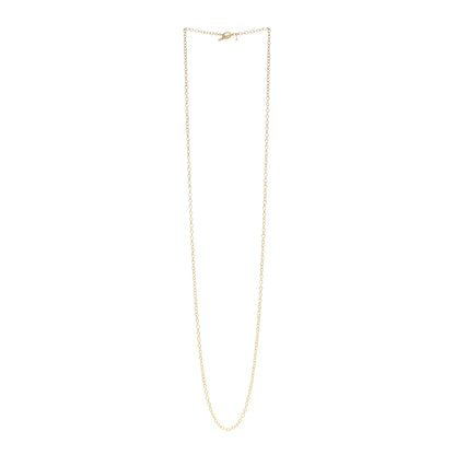 David Yurman 18K Yellow Gold 3.7mm Cable Link Toggle Necklace 38" 3 of 4