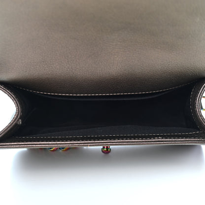 Chanel Iridescent Goatskin Quilted Small Boy Flap Brown 8 of 16