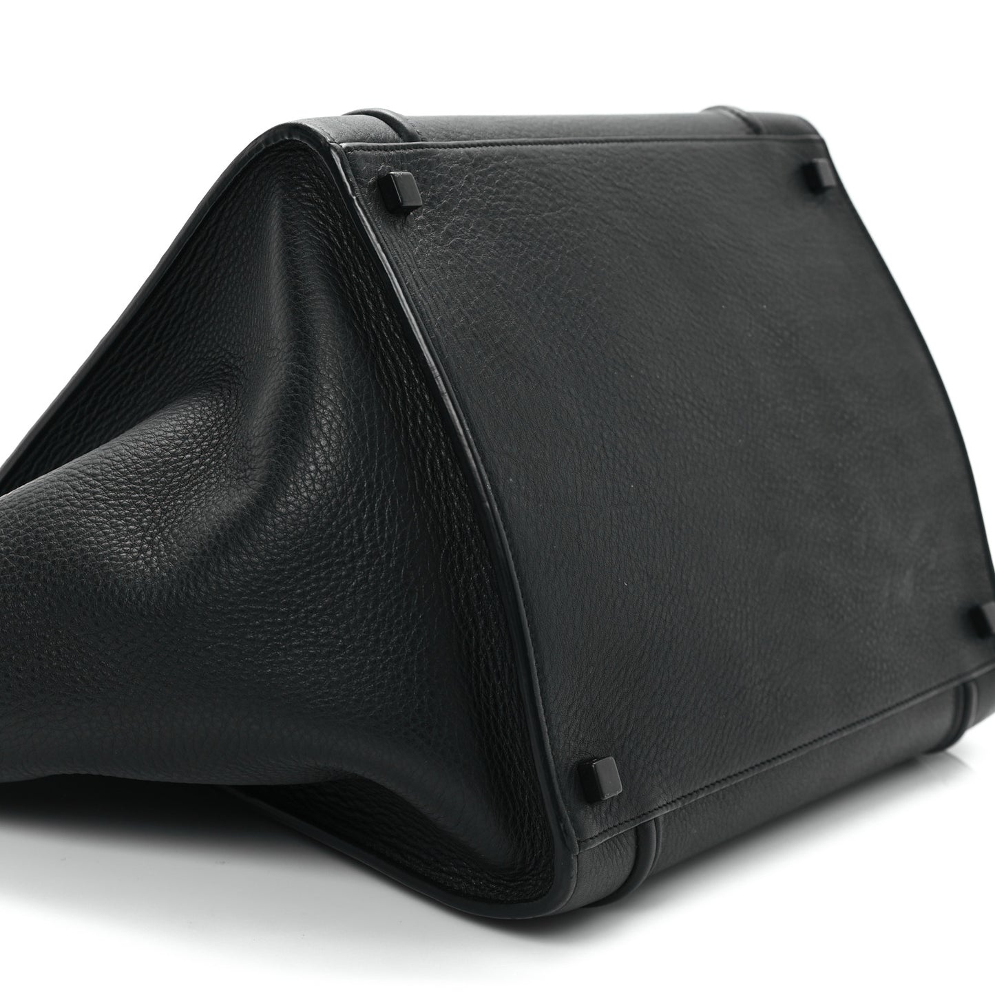 Supple Calfskin Medium Phantom Luggage Black