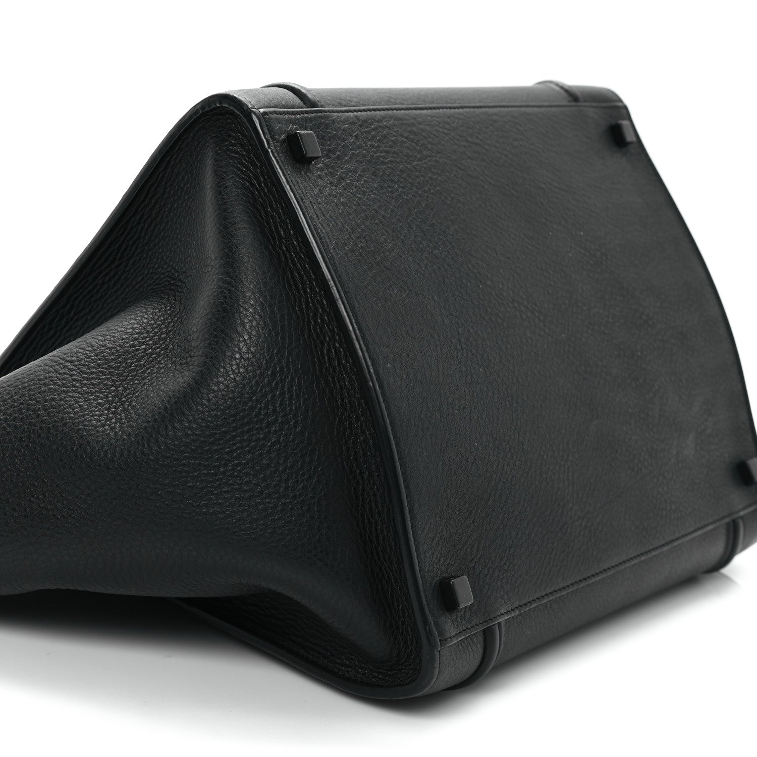 Celine Supple Calfskin Medium Phantom Luggage Black 8 of 10