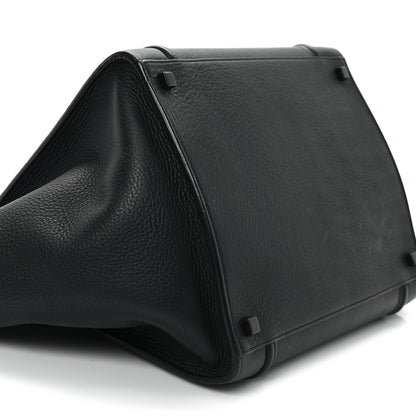 Celine Supple Calfskin Medium Phantom Luggage Black 8 of 10
