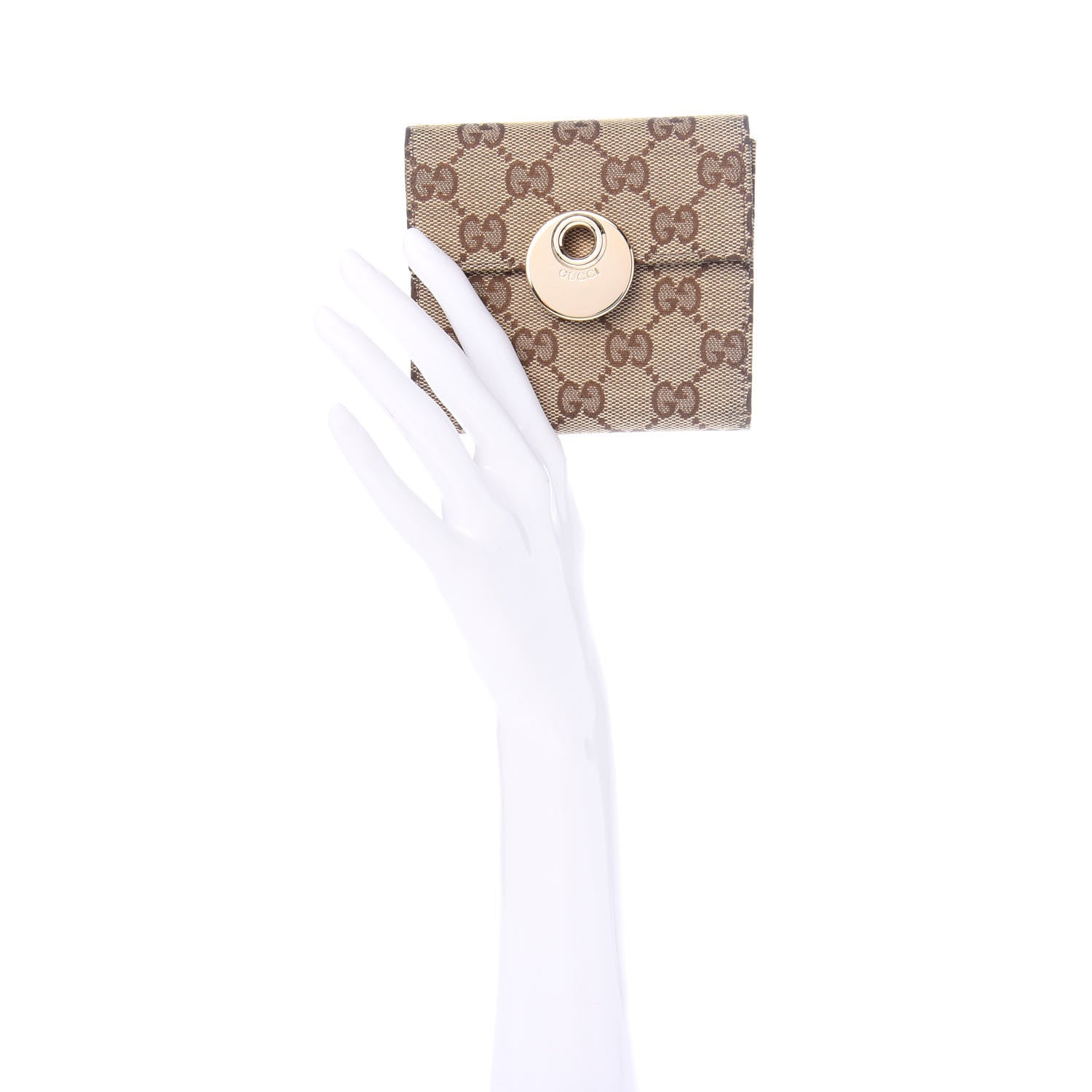 Gucci Monogram Eclipse Wallet White 2 of 7