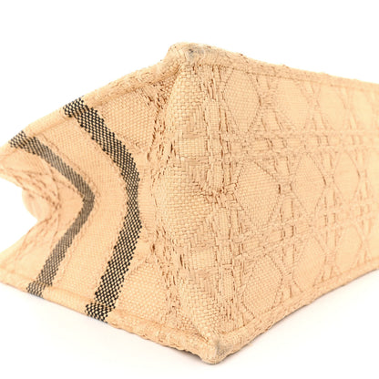Christian Dior CHRISTIAN DIOR Raffia Cannage Medium Book Tote Natural 9 of 16