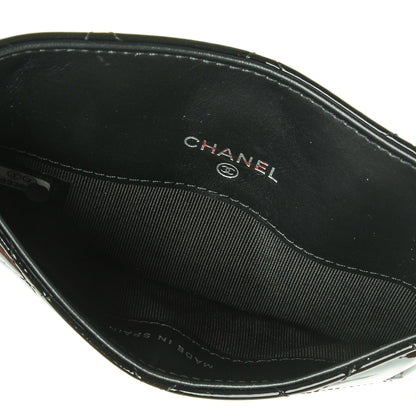 Chanel Patent Quilted Card Holder Black 5 of 8