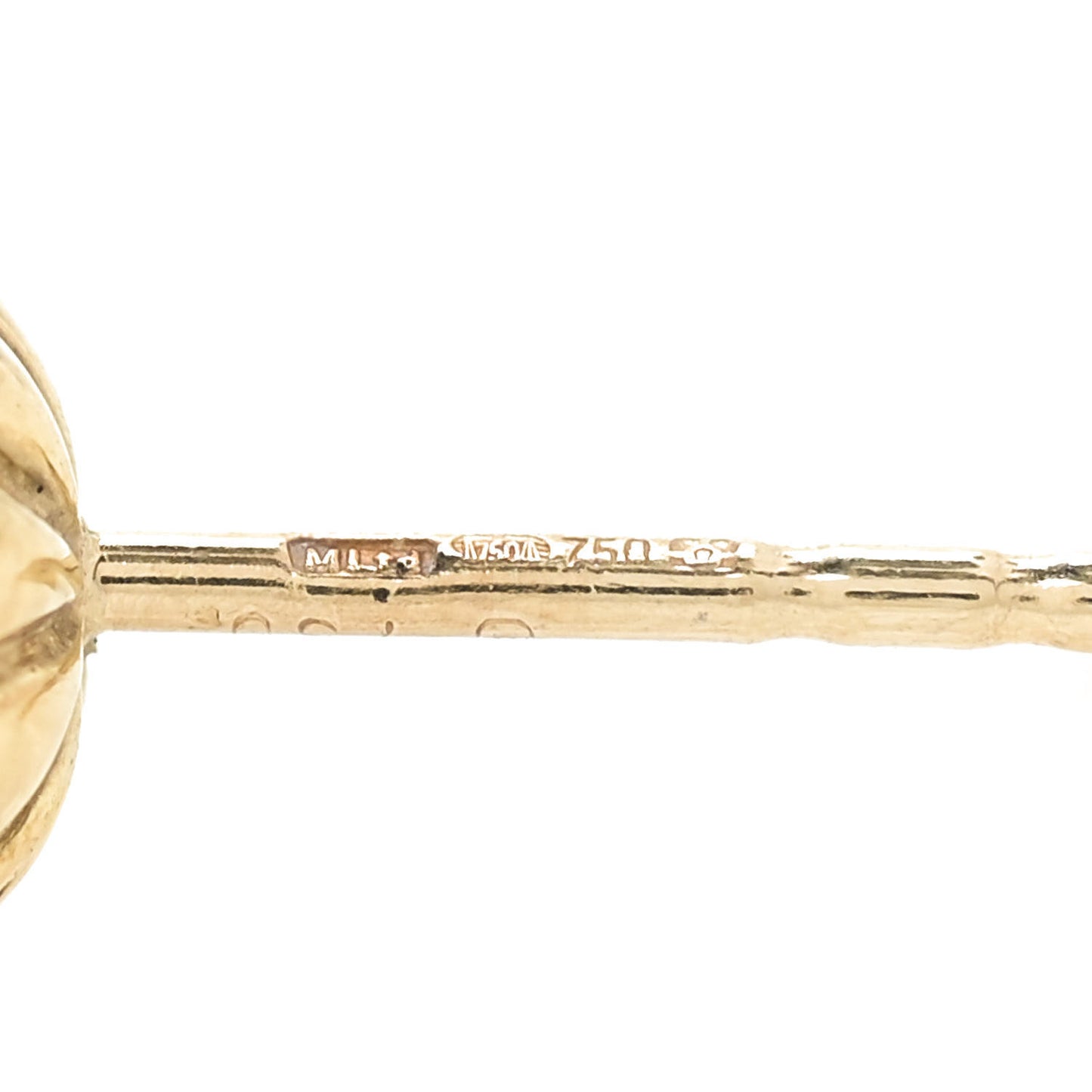18K Yellow Gold Akoya Pearl 10mm Stud Earrings