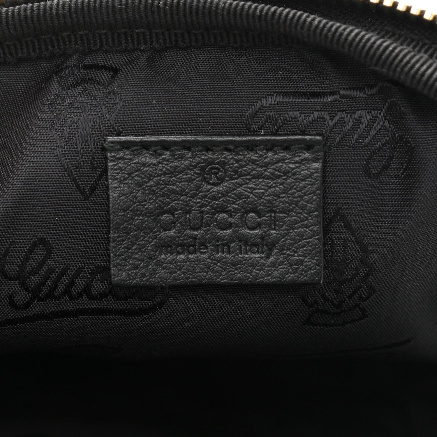 Gucci Guccissima Belt Bag Black 7 of 11