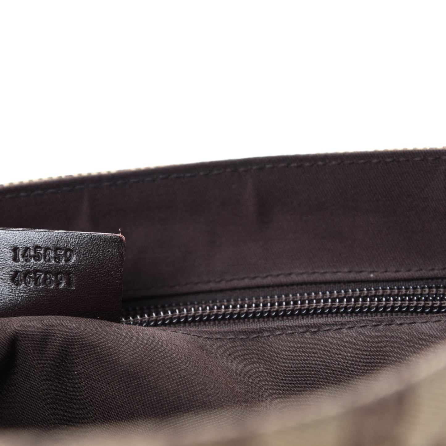 Monogram Medium Double Buckle Flap Messenger Bag Beige Dark Brown