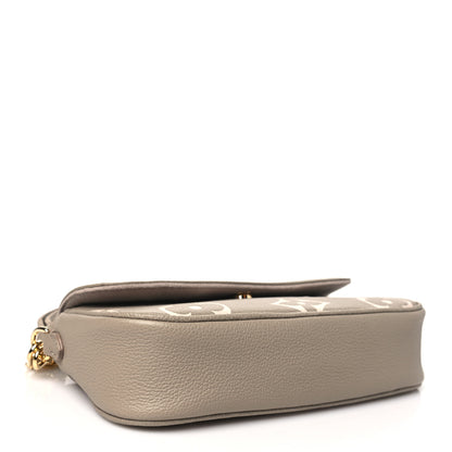 Louis Vuitton Empreinte Monogram Giant Ivy Wallet On Chain Tourterelle Creme 4 of 9
