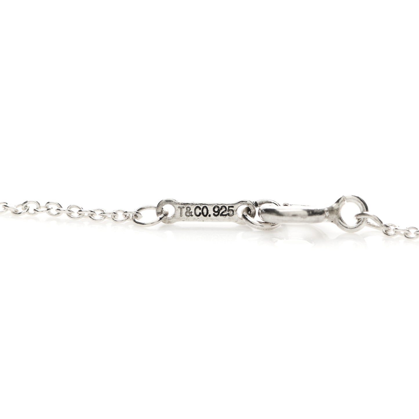 Sterling Silver 12mm Elsa Peretti Cross Pendant Necklace