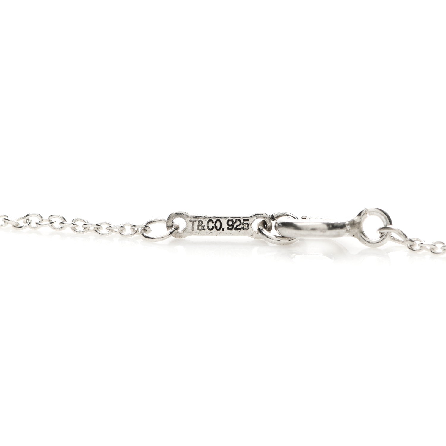Tiffany Sterling Silver 12mm Elsa Peretti Cross Pendant Necklace 4 of 6