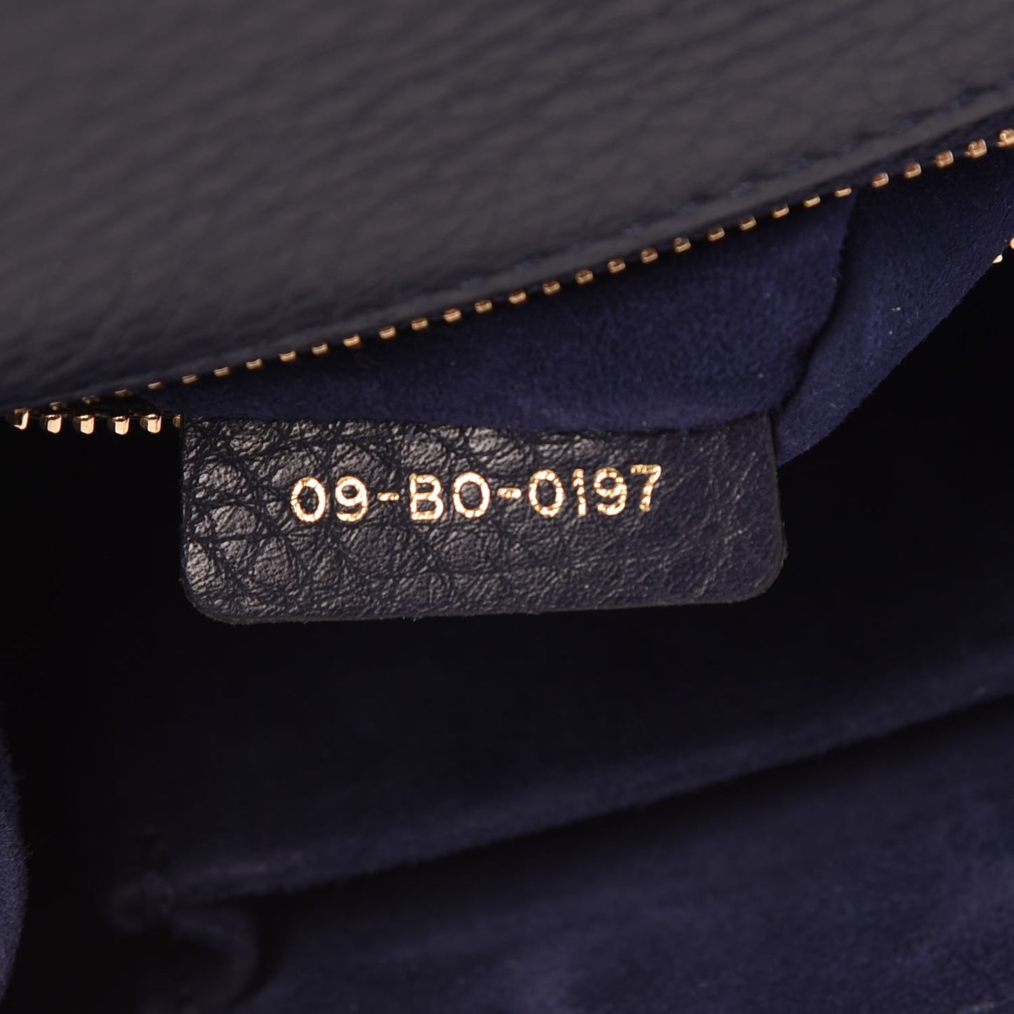 Grained Calfskin Medium Diorama Flap Bag Blue