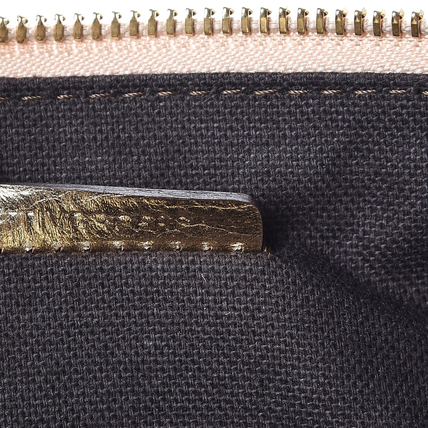 Woven Leather Nova Check Ashcombe Clutch Gold