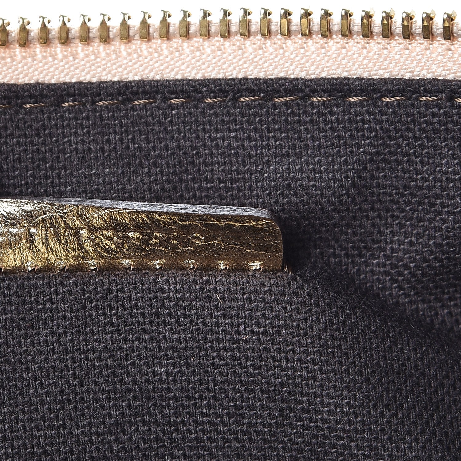 Burberry Woven Leather Nova Check Ashcombe Clutch Gold 10 of 10