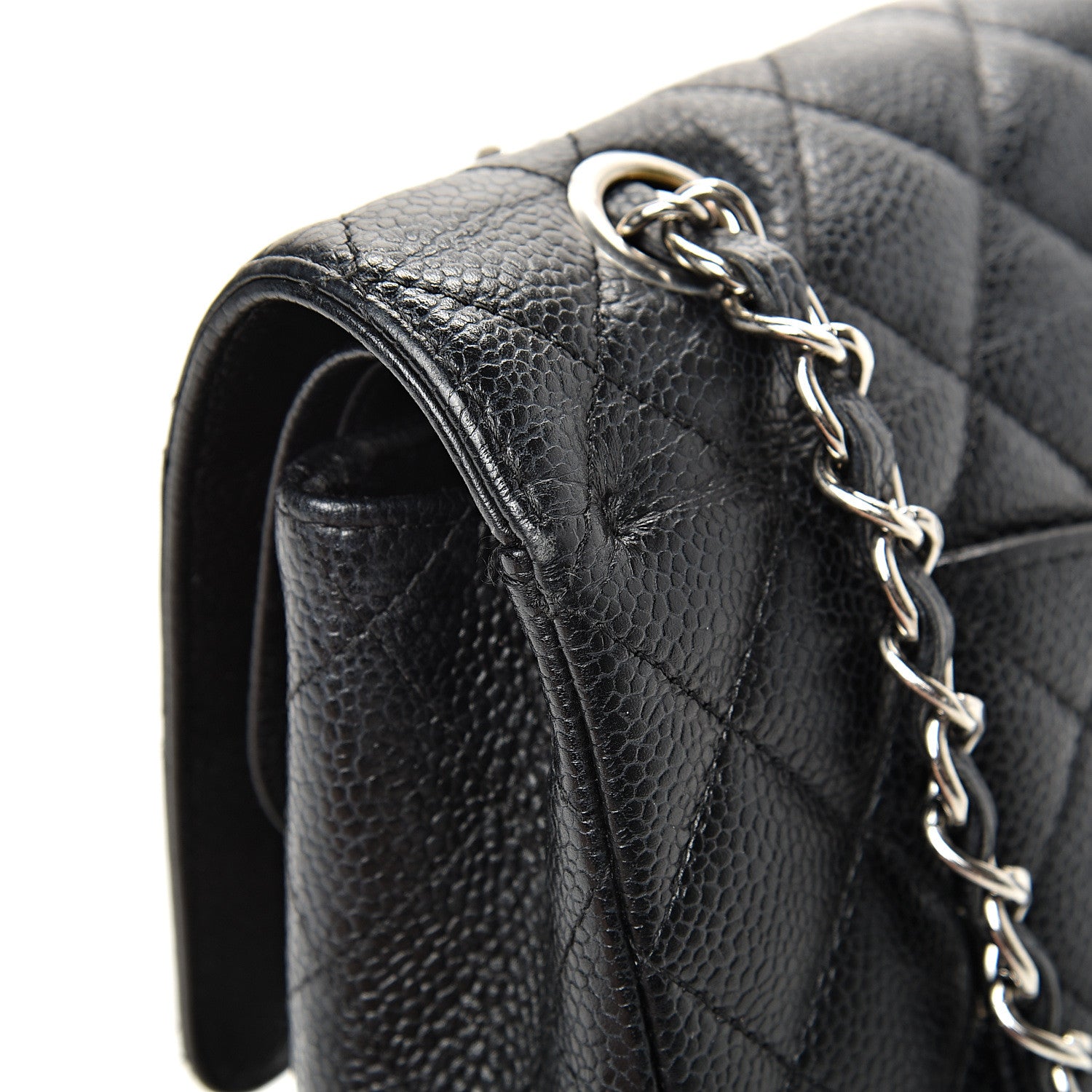 Chanel Caviar Quilted Medium Double Flap Black 18 of 18