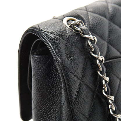 Chanel Caviar Quilted Medium Double Flap Black 18 of 18