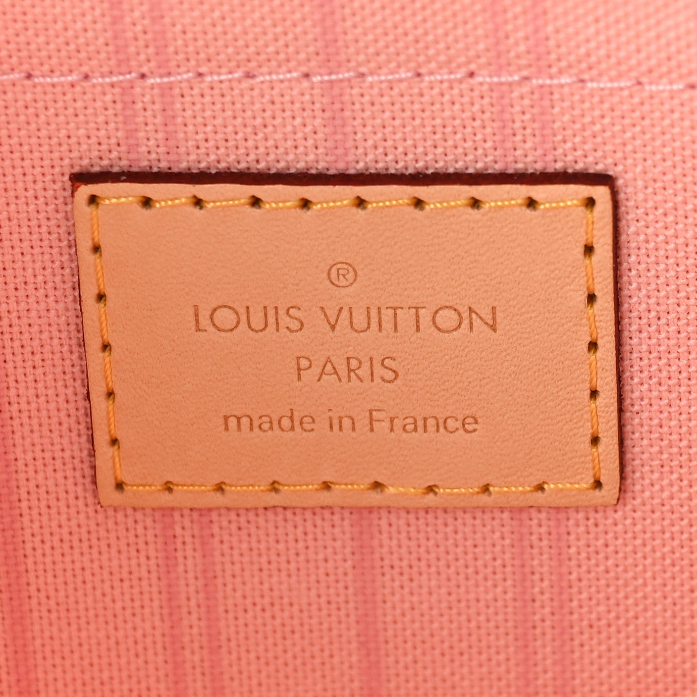 Louis Vuitton Damier Azur Neverfull MM GM Pochette Rose Ballerine 6 of 8