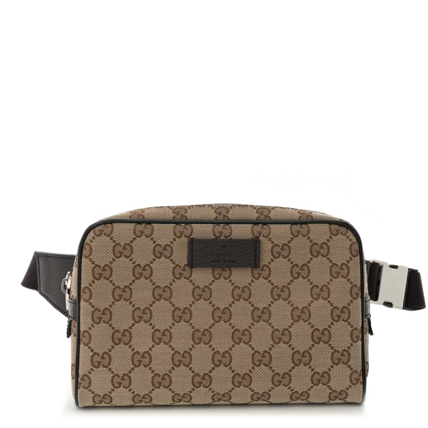 Gucci Monogram Belt Bag Dark Brown 1 of 10