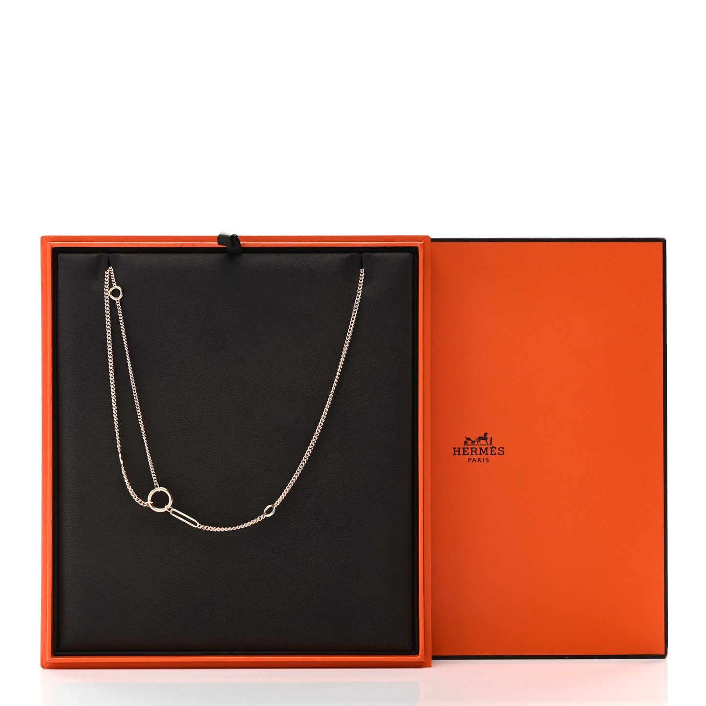 18K Rose Gold Echappee Extra Long Necklace