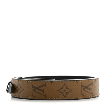 Louis Vuitton Reverse Monogram Bandouliere Shoulder Strap XL Black 2 of 5