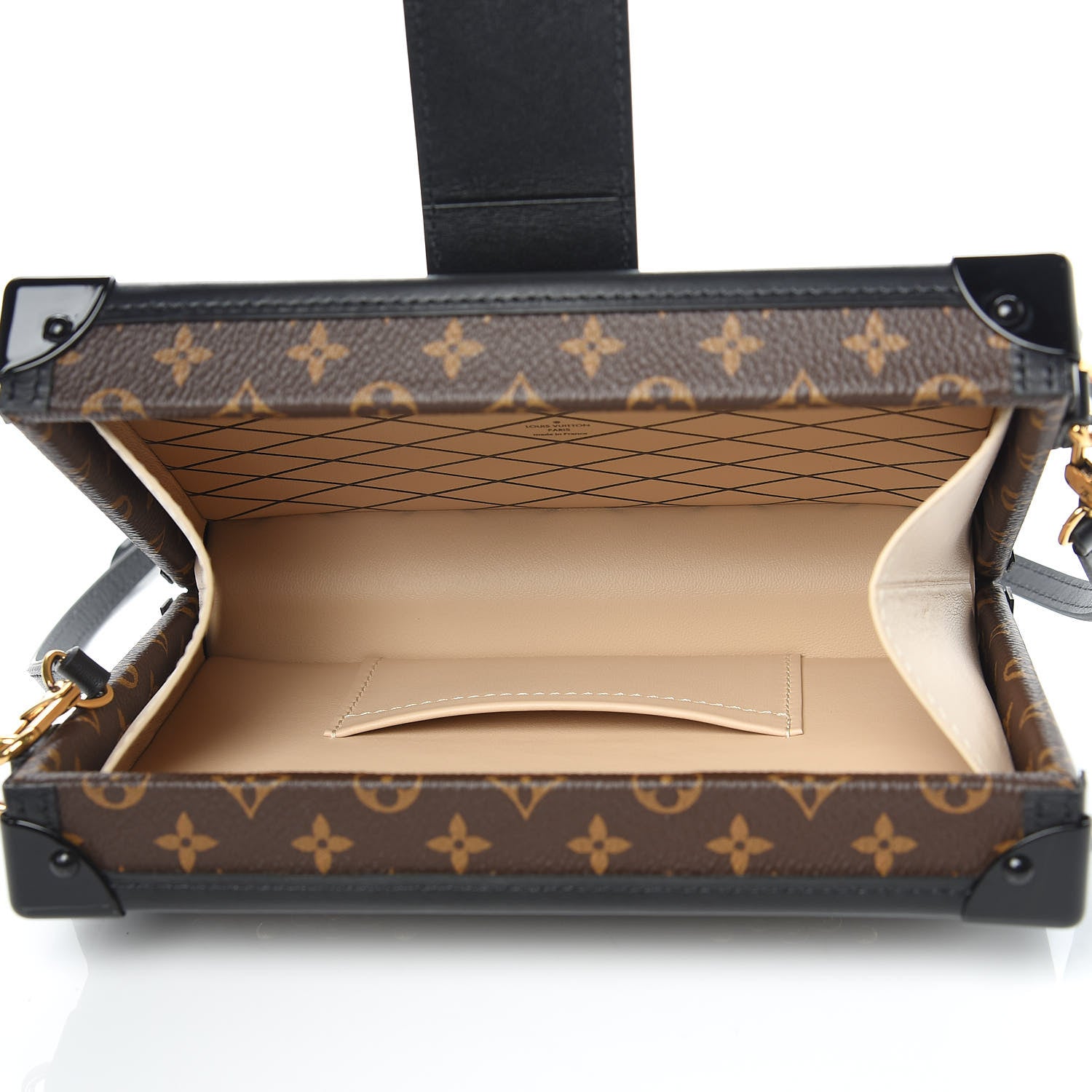 Louis Vuitton Monogram Petite Malle Black 5 of 10