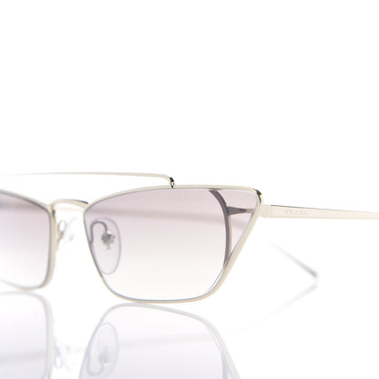 Prada Metal Cat Eye Sunglasses SPR 64U Gold 7 of 8