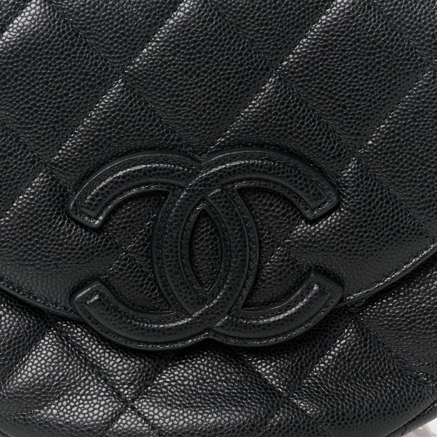 Chanel Caviar Quilted Small Messenger Flap Black 8 of 10