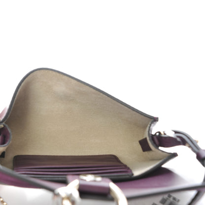 Chloe Suede Calfskin Mini Faye Shoulder Bag Intense Violine 5 of 7