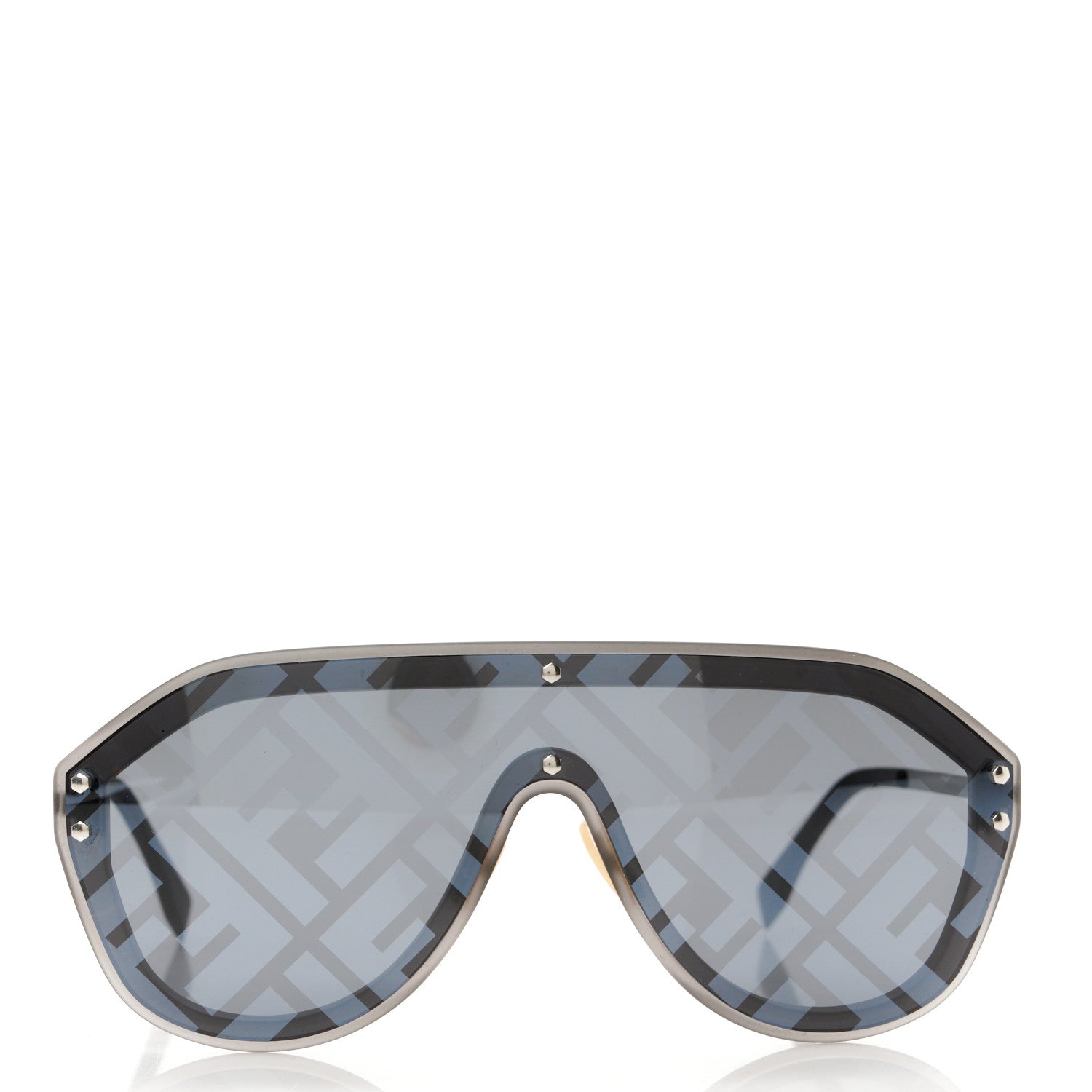 Fendi FF Fabulous Shield Sunglasses FF M0039/G/S Black 2 of 10