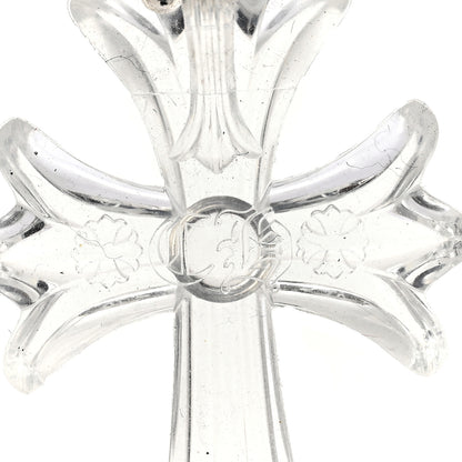 Chrome Hearts Metal Silicone Silichrome Cross Pendant Necklace Clear 6 of 7