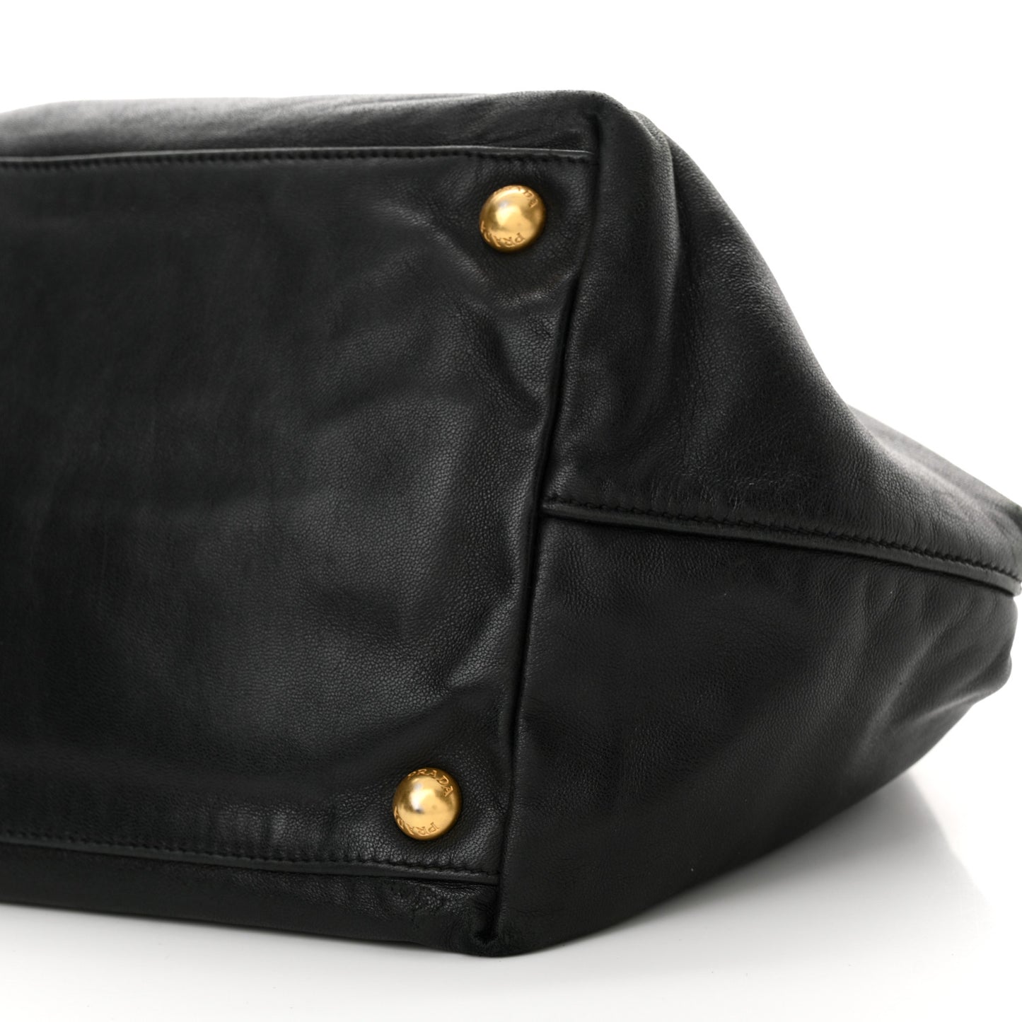 Nappa Fiocco Bow Tote Black
