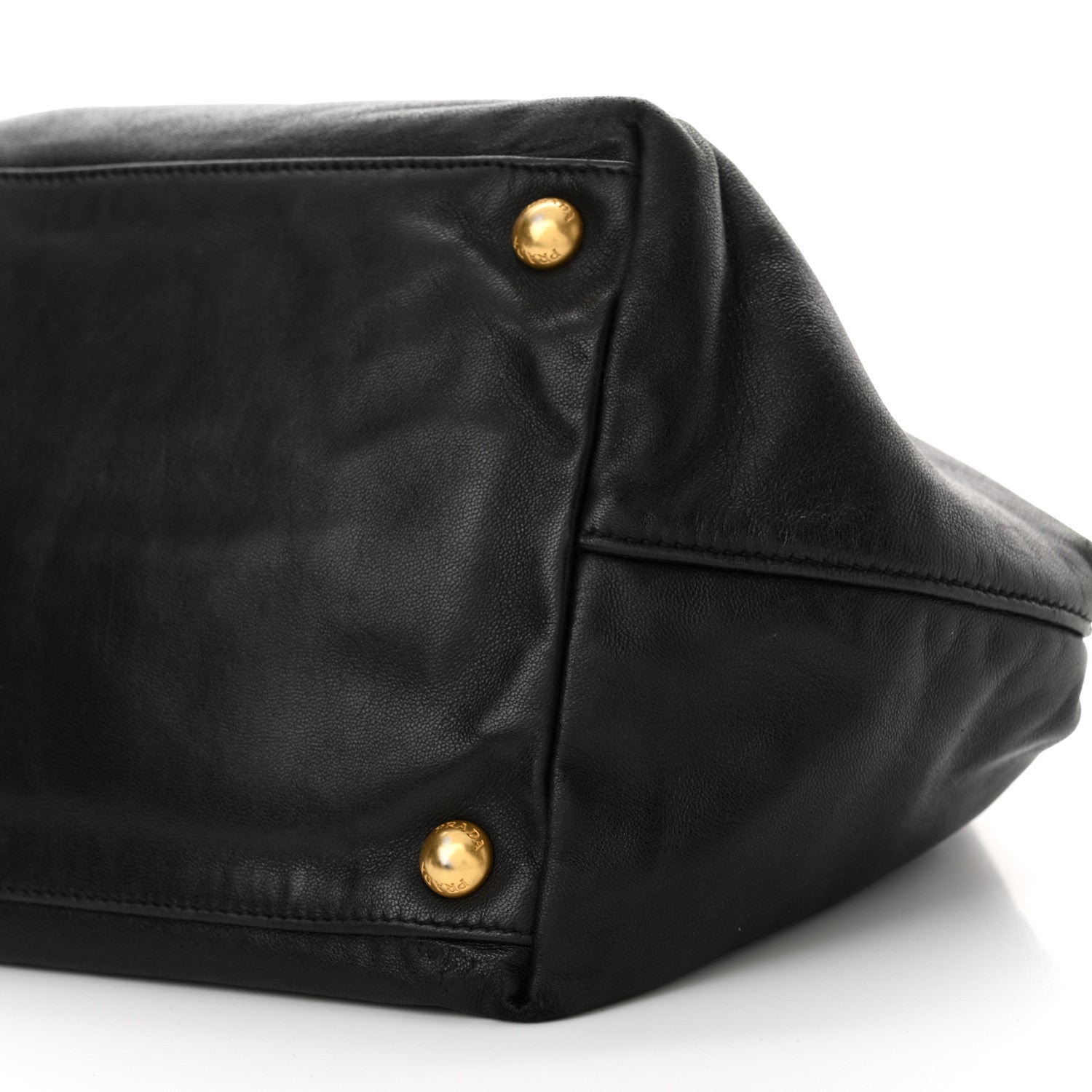 Prada Nappa Fiocco Bow Tote Black 9 of 15
