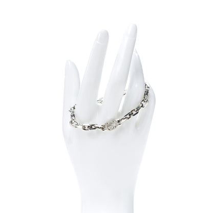 Gucci Sterling Silver Narrow Interlocking G Link Bracelet 2 of 6