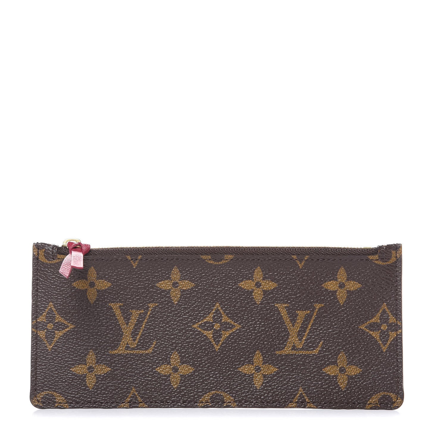 Monogram Josephine Wallet Zippered Insert Fuchsia