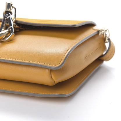 Chloe Suede Calfskin Small Faye Shoulder Bag Sunflower 6 of 9